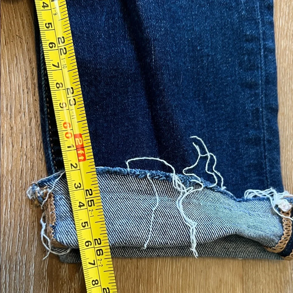 Miss Me Ankle Straight Distressed Blue Jeans Size 27